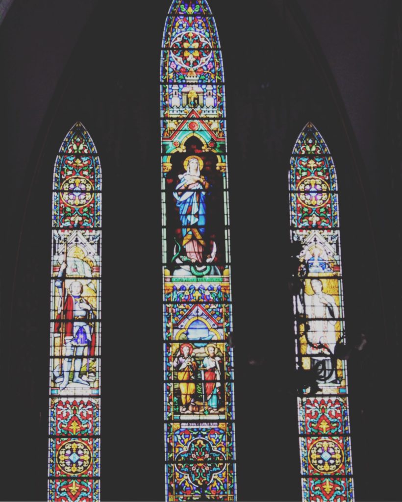 Stained Glass Windows Saint Joseph's Cathedral Hanoi, Vietnam