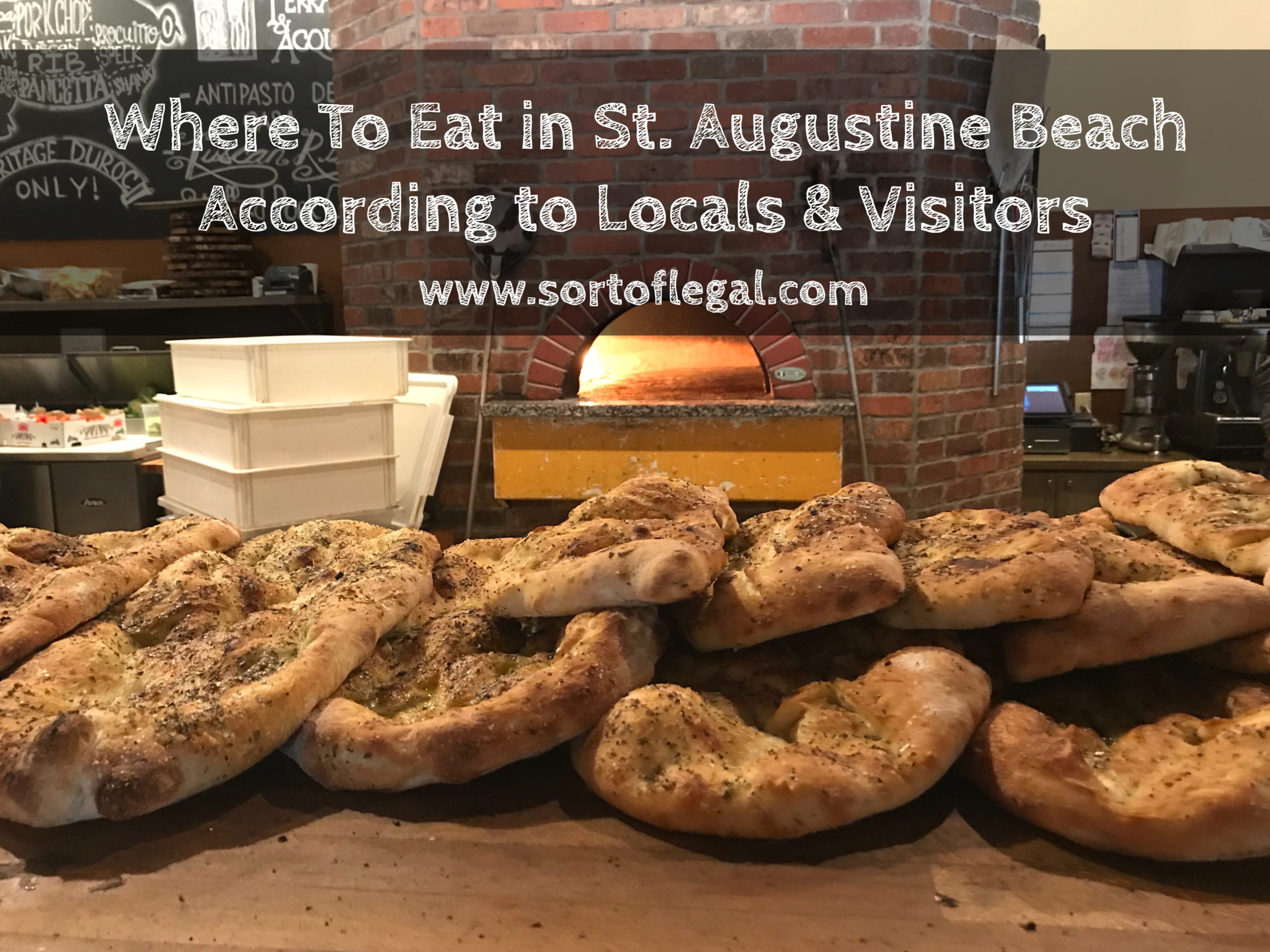 Just baked bread at Terra & Acqua on Anastasia Island