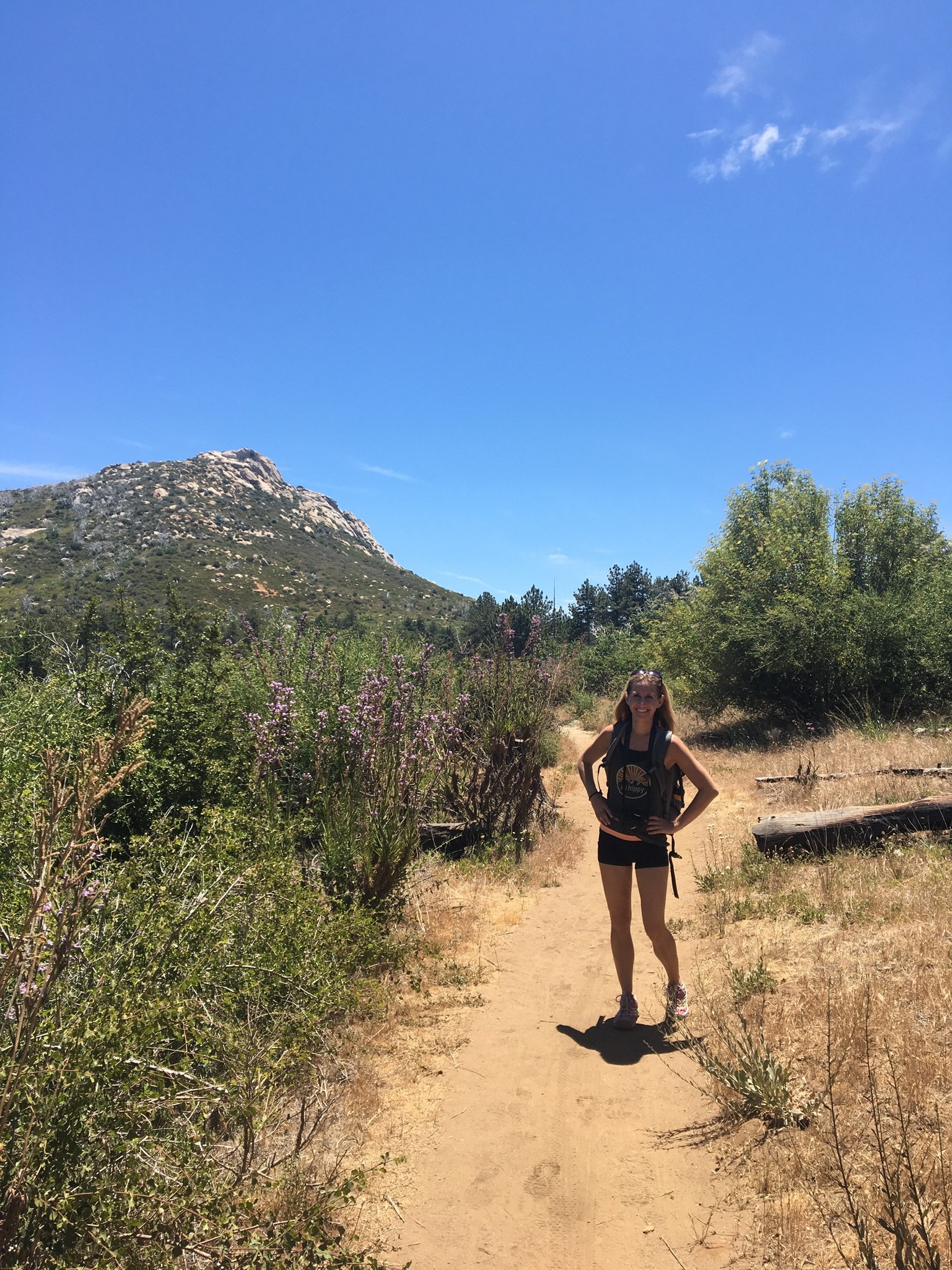 Larissa Bodniowycz at Cuyamaca Rancho State Park, San Diego County, California Day Hike Azalea Glen