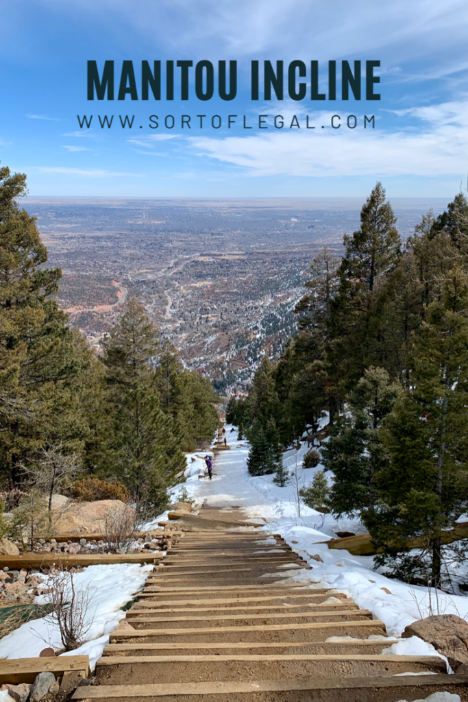 Things to do Manitou Springs: Manitou Incline Looking Down