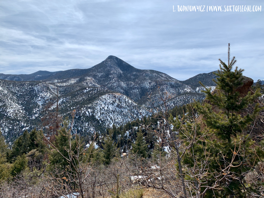 Things to Do Manitou Springs: Barr Trail Hike Looking at Mountains